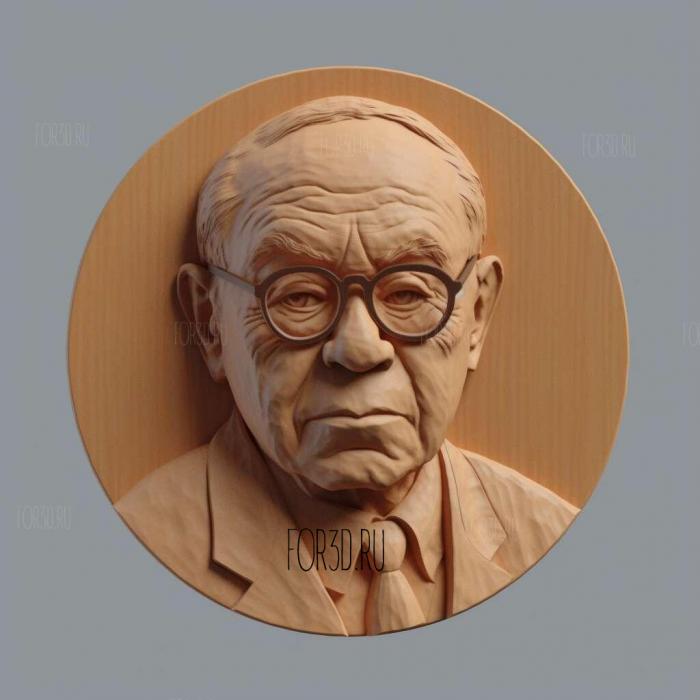 Soichiro Honda 1 stl model for CNC